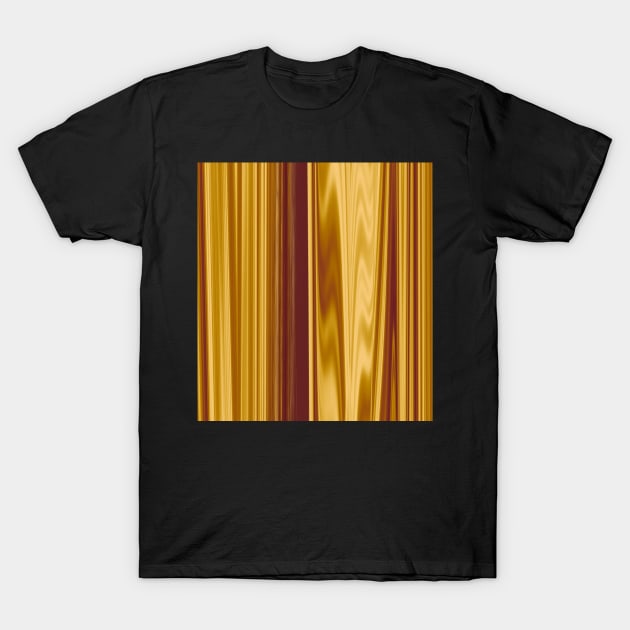 abstract stripes melting copper T-Shirt by hereswendy